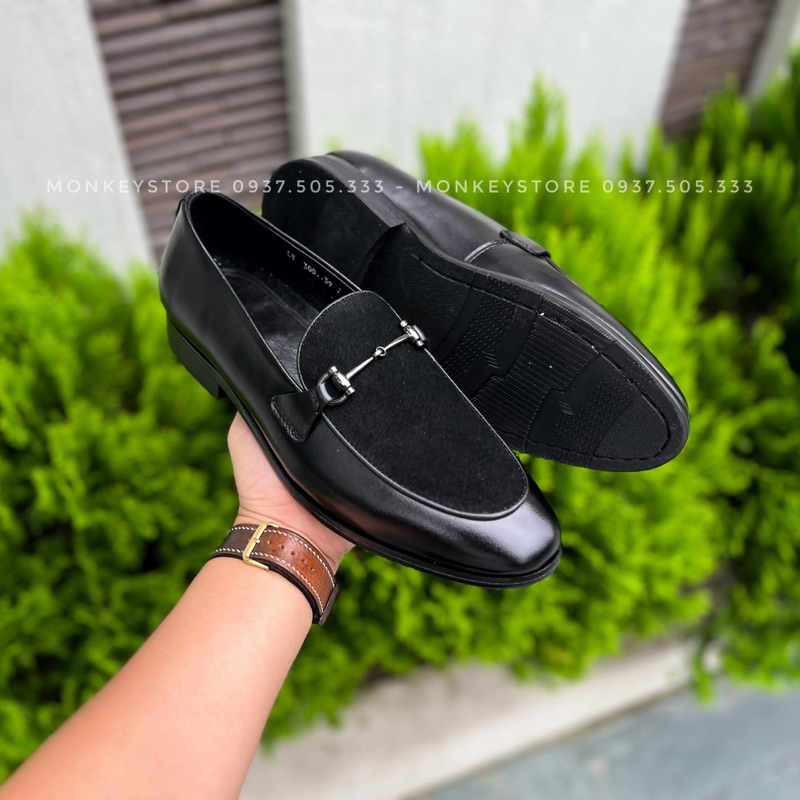 Giày tây công sở nam, Dòng da cao cấp Đế phíp đã khâu - Mã MK42