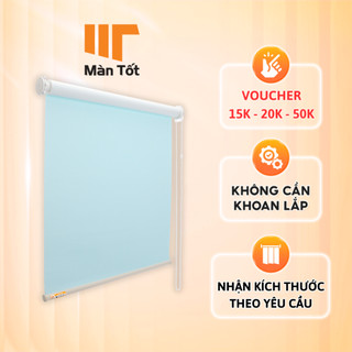 Màn cửa cuốn che năng nhiều kích thước lắp đặt nhanh chóng xuyên sáng, rèm cuốn chống nắng cho cửa sổ văn phòng - tb