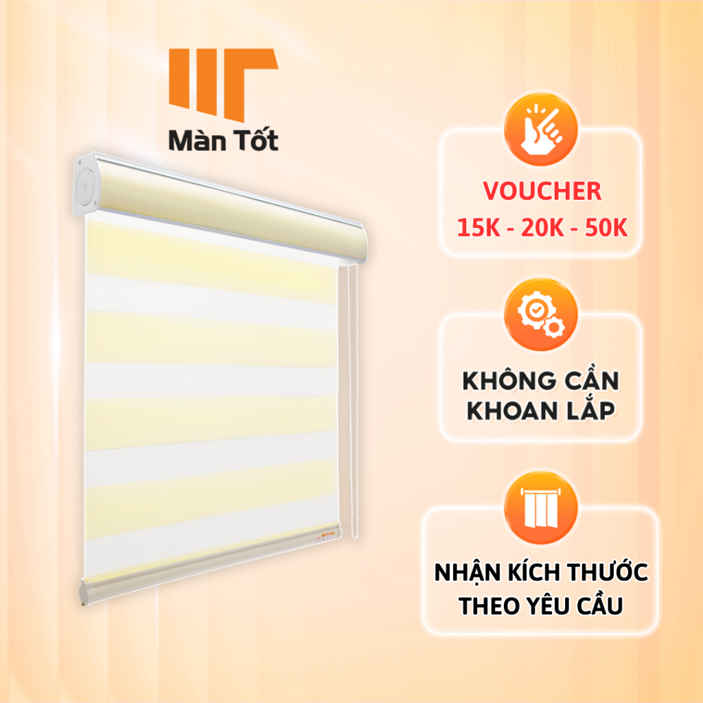 Rèm Cầu Vồng Hàn Quốc Chống Nắng 100% Cản Sáng Tốt Nhiều Kích Thước Cho Văn Phòng Nhà Ở - CN
