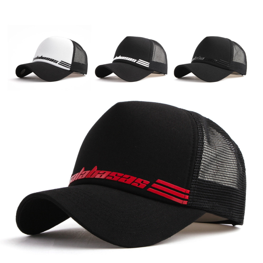 PREMI3R Mũ lưỡi trai CALABA meshcap allblack NB032 - L phong cách Hàn Quốc Mũ lưỡi trai