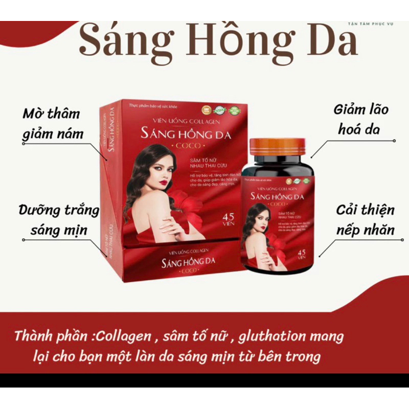 Viên uống đẹp da sáng Hồng da