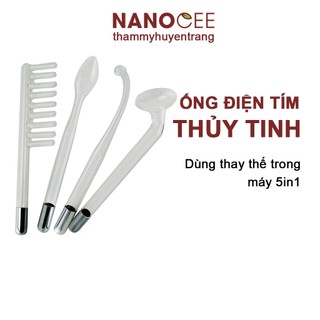 Đầu Điện Tím Thủy Tinh Thay Thế: Đầu Nấm, Đầu Thìa, Đầu Cong, Đầu Lược