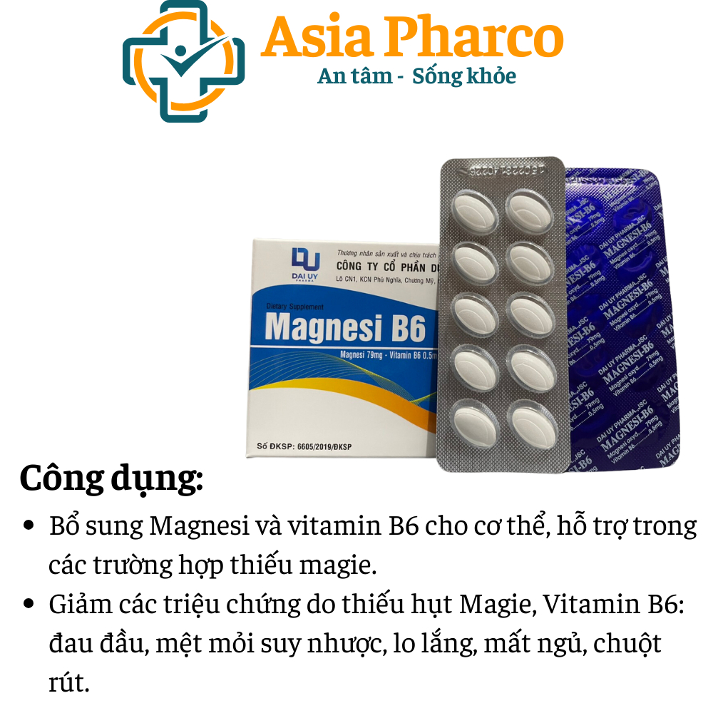 Magnesi B6 Đại Uy