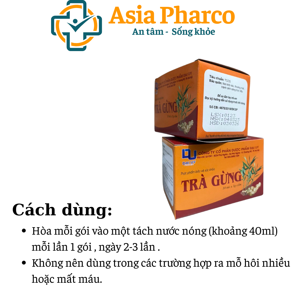 Trà gừng Đại Uy