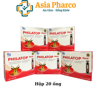 Philatop New Đại Uy ống nhựa, dùng cho trẻ biếng ăn chậm lớn (hộp 20 ống)