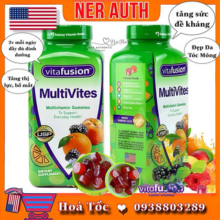 Kẹo dẻo bổ sung vitamin Vitafusion MultiVites Gummy Vitamin 260 Viên