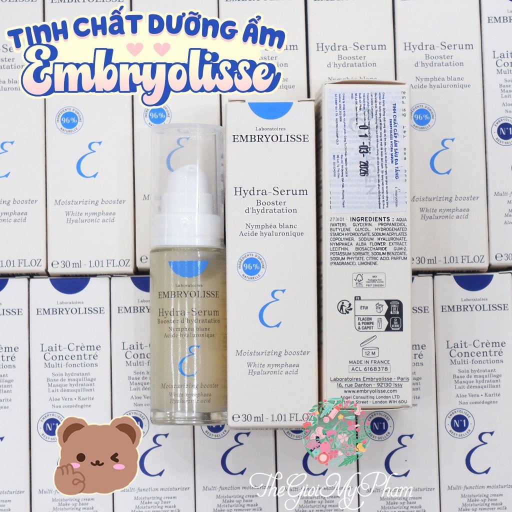 Tinh Chất Cấp Ẩm Đa Tầng Embryolisse Hydra Serum 30ml