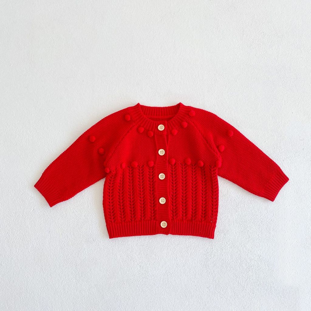 Set len trơn chấm bông cho bé