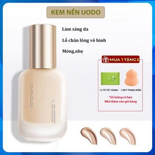 Kem nền uodo Kem nền kem che khuyết điểm uodo dạng lỏng dưỡng ẩm kiểm dầu dung tích 30ml