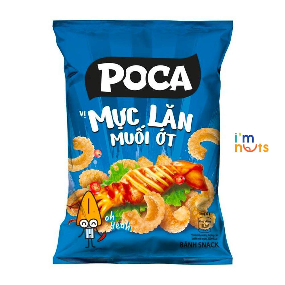 Snack Poca đủ vị giòn rụm gói nhỏ và gói lớn