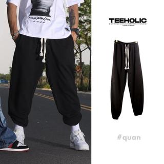 Quần jogger unisex teeholic màu đen - ths