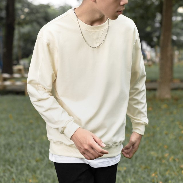 Áo thun sweater nam dài tay LADOS-9151 Chất cá sấu dày dặn, form đẹp, trẻ trung