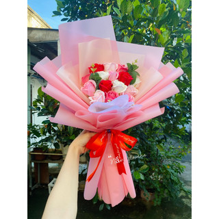 Bó hoa sáp 15b xinh xắn