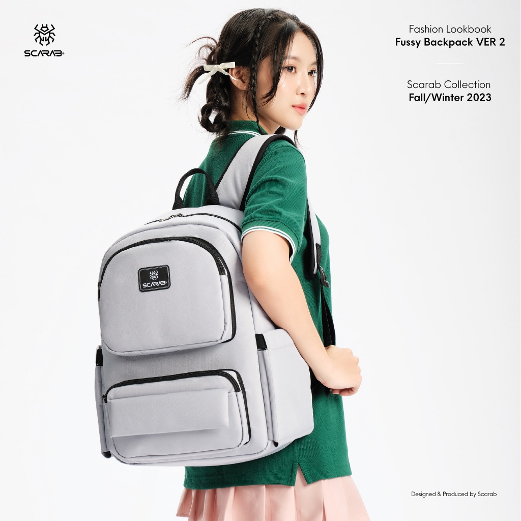 SCARAB FUSSY BACKPACK VERSION 2 - Ba lô Thời Trang, Balo Đi Học Nam Nữ