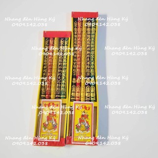 Nhang 5 cây 5 màu thần tài đứng tàn