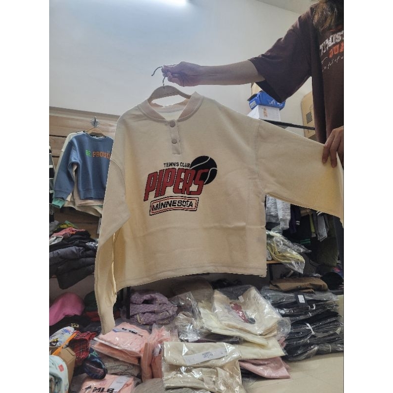 Áo nỉ bomber bé gái lớn, teen