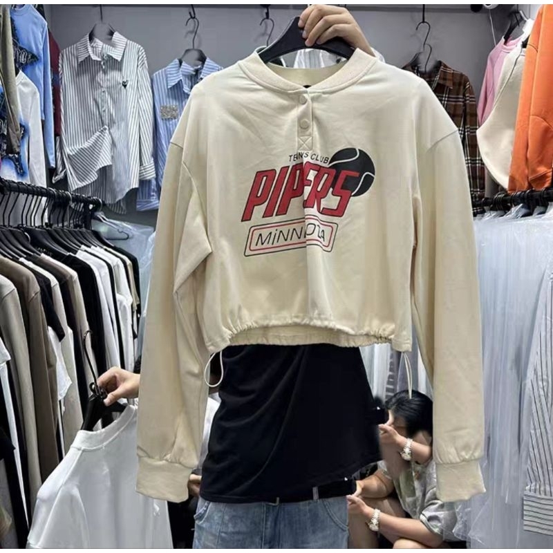 Áo nỉ bomber bé gái lớn, teen
