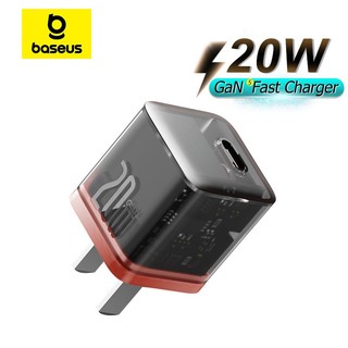 Củ Sạc Nhanh Baseus PD 20w GaN5 1C Type C Cho i15 14 13 12 11 Pro Max Pad