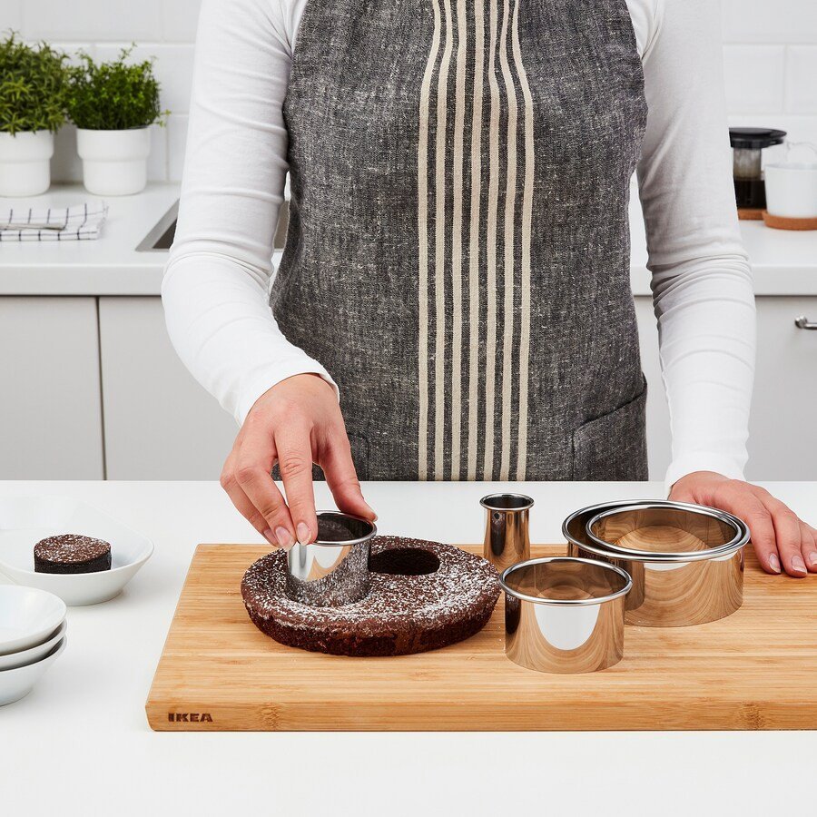 Bộ 5 khuôn tròn cắt bánh lattbakad – hàng ikea chính hãng