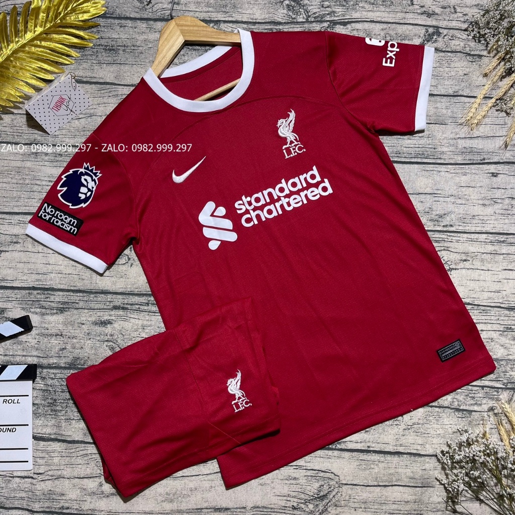 Quần Áo Bóng Đá CLB Liverpool 23/24  - Chuẩn Mẫu Thi Đấu 99%- Vải Thái