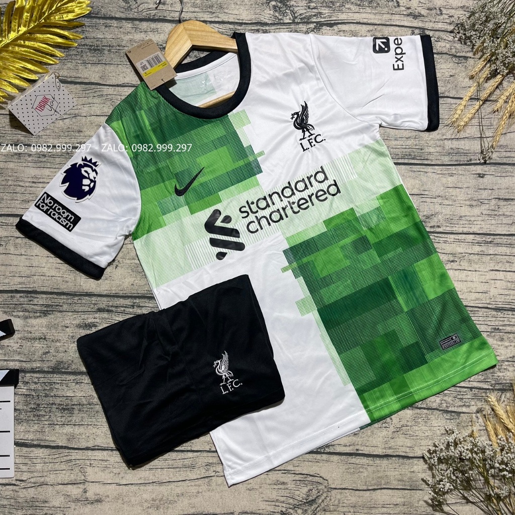Quần Áo Bóng Đá CLB Liverpool 23/24  - Chuẩn Mẫu Thi Đấu 99%- Vải Thái