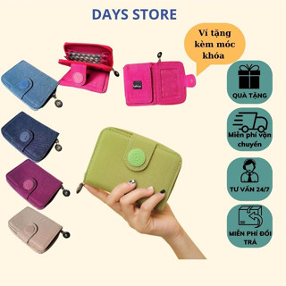 Ví Ngắn Cầm Tay Chất Liệu Vải Dù  Kích Thước 13x9x2cm, Chống Nước, Ví Đựng Card, Ví Đựng Thẻ, Ví Tiền