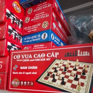 Bộ cờ vua nam châm 2001 - kích thước bàn cờ 20x20cm