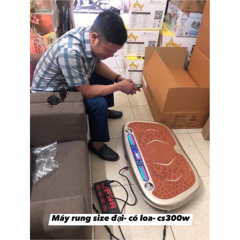 Máy rung toàn thân giảm béo toàn thân. Bảo hành 12 tháng