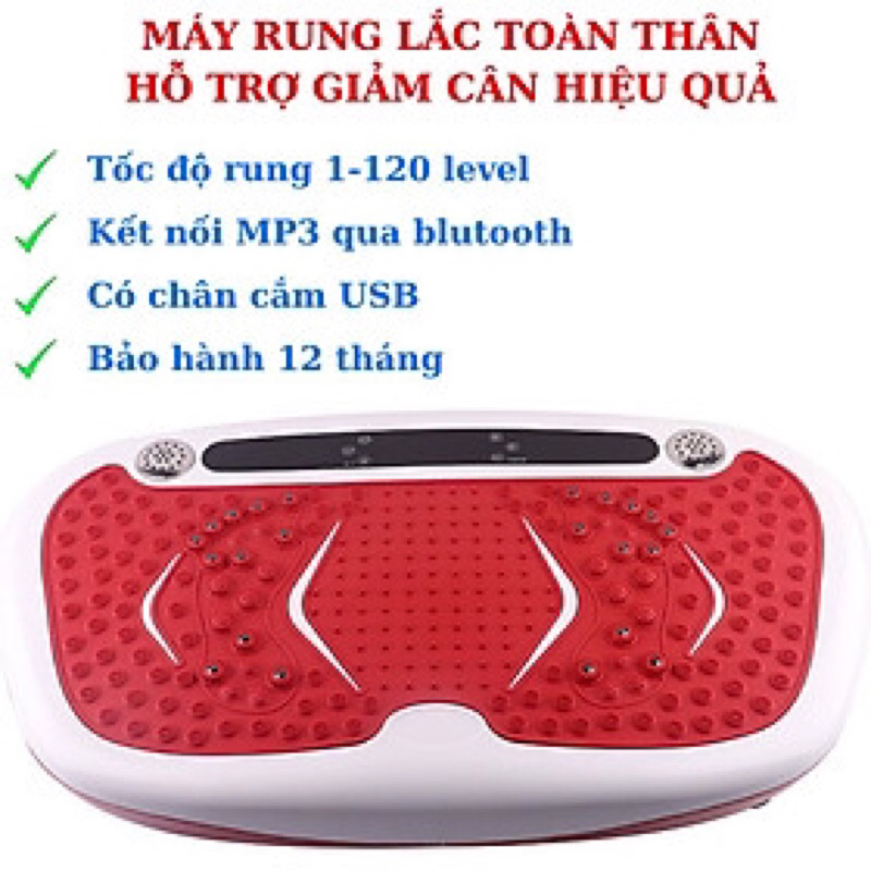 Máy rung toàn thân giảm béo toàn thân. Bảo hành 12 tháng
