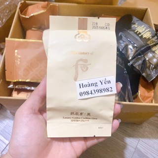 [HÀNG MỚI] Lõi Cushion Whoo vàng 15g - Whoo Luxury Golden Cushion