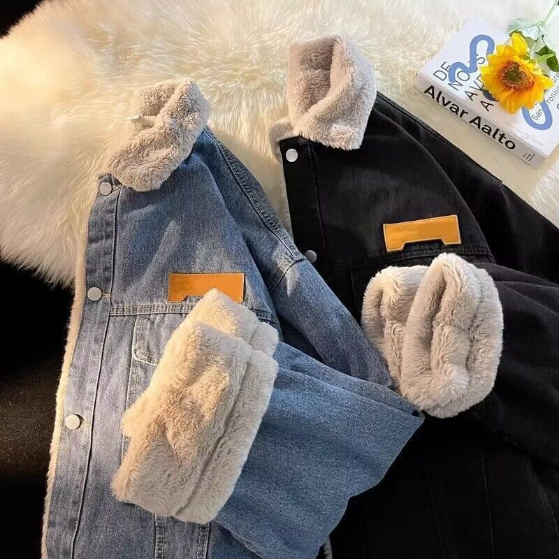 ÁO KHOÁC JEAN LÓT LÔNG ẤM MỊN CAO CẤP UNISEX NAM NỮ