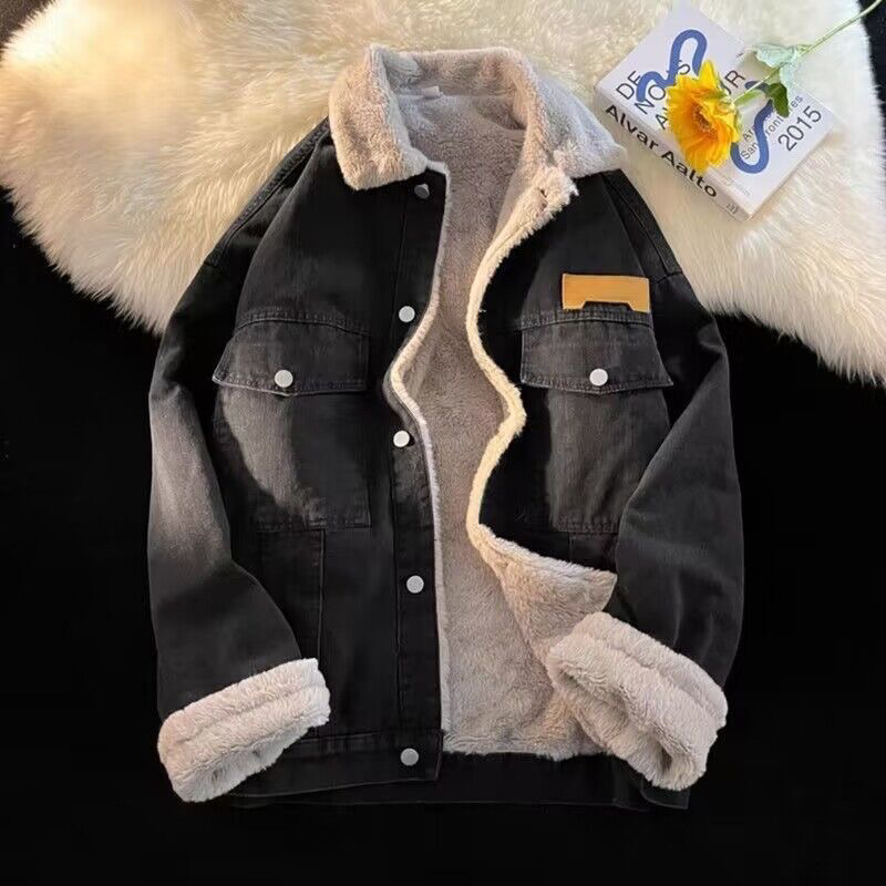 ÁO KHOÁC JEAN LÓT LÔNG ẤM MỊN CAO CẤP UNISEX NAM NỮ