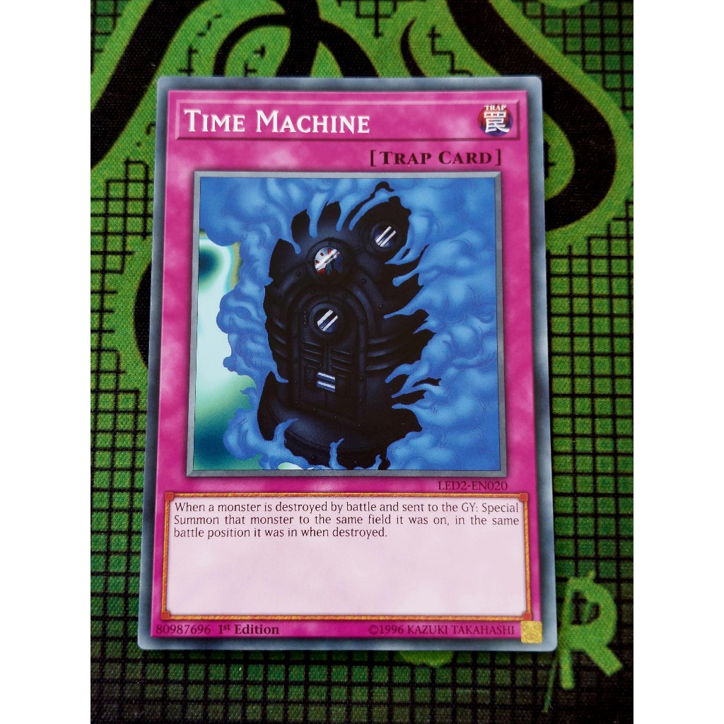 Thẻ Bài Mint90 Yugioh Trap Time Machine - LED2-EN020 - Common