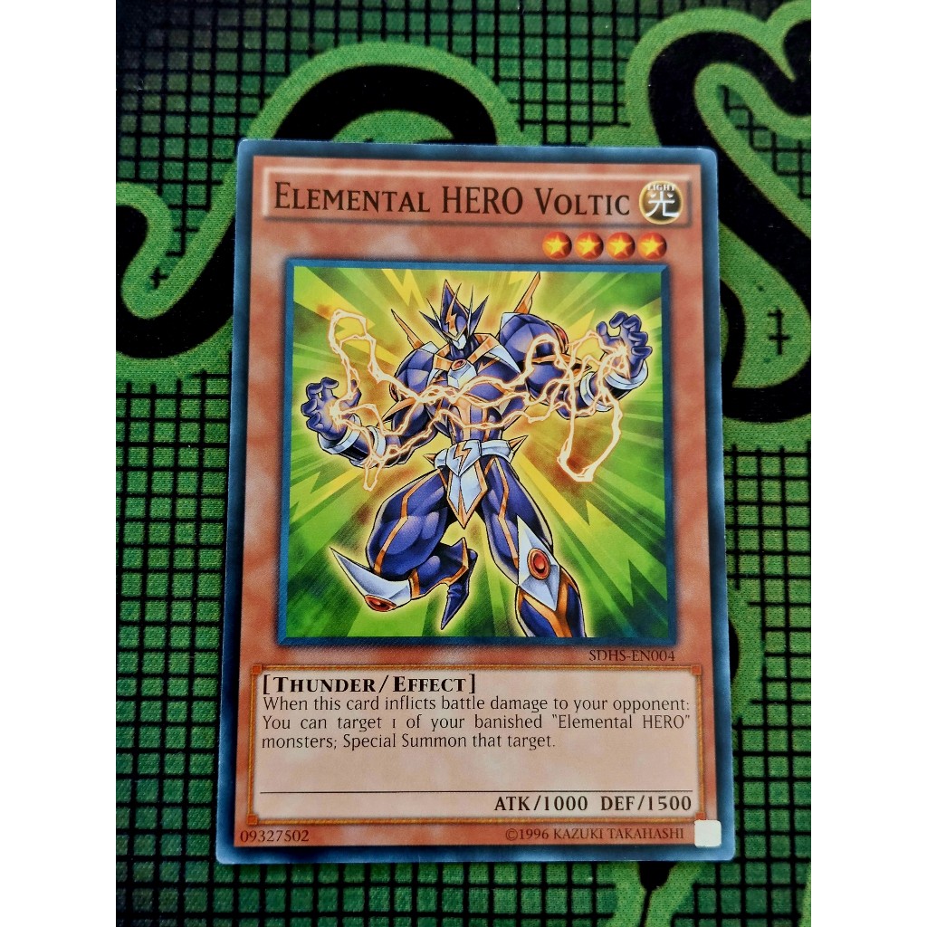 Thẻ Bài Mint90 Yugioh Monster Elemental Hero Voltic  Common