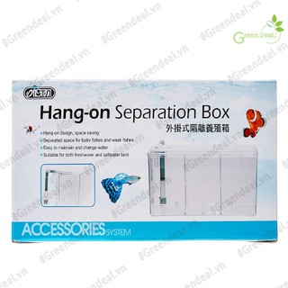 ISTA - Hang-On Separation Box | Lồng dưỡng Acrylic dưỡng cá cảnh trong hồ thủy sinh, hồ cá biển san hô