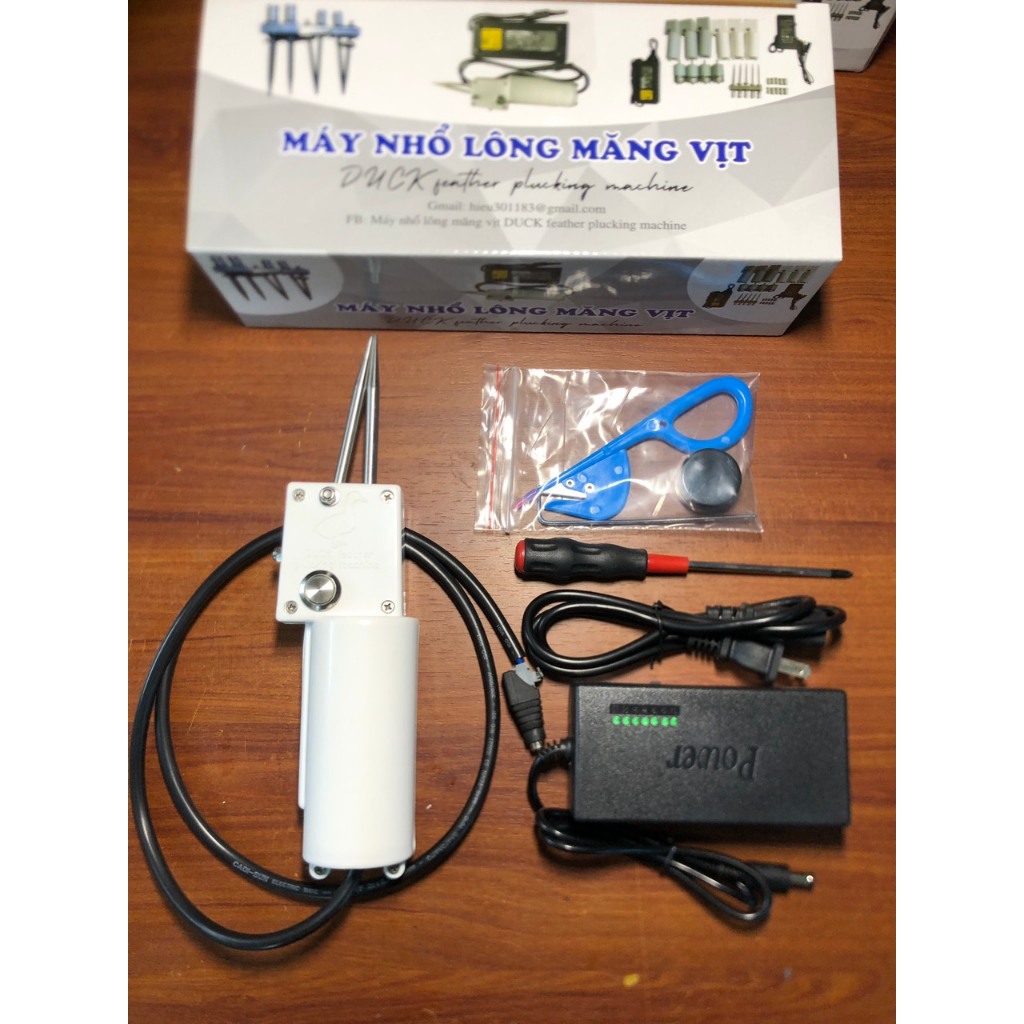 Máy Nhổ Lông Măng Vịt Duck Feather Plucking Machine Cầm Tay _Nguồn đa năng