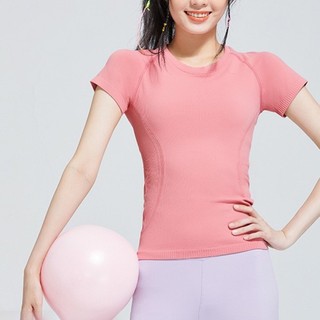 YWBIN Áo cộc tay thể thao chất liệu dệt kim co dãn thấm hút tốt