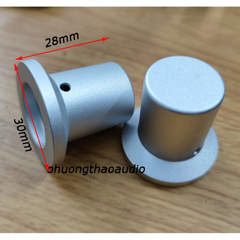 Núm nhôm phay 38x28mm 30x28mm, núm volume nhôm phay.