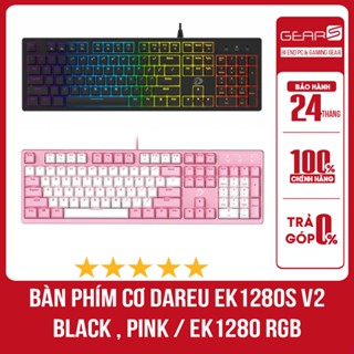 Bàn phím cơ Dareu EK1280s V2 Black , Pink / EK1280 RGB (Blue ,Red ,Brown switch )