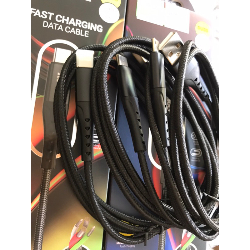 Cáp sạc nhanh DU35-3.0A dây dù siêu bền