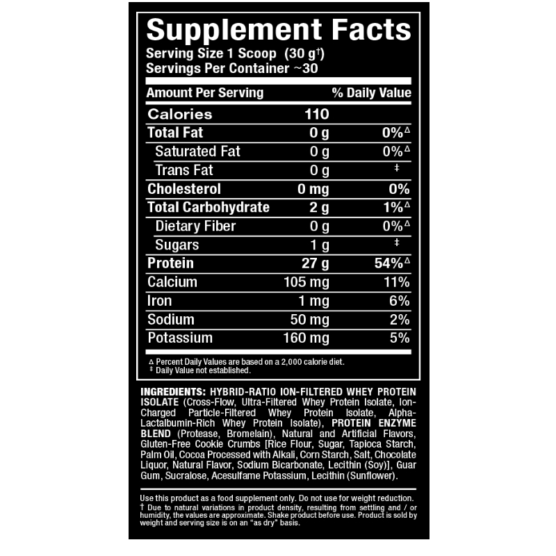 Bột đạm dinh dưỡng thể thao thể hình ISOFLEX 2LBS  hỗ trợ tăng cơ từ thương hiệu ALLMAX từ Canada