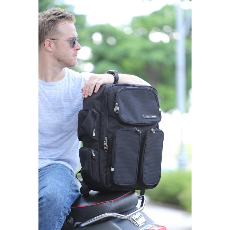 Balo Du Lịch Chống Nước Laptop 17”3inch Chính Hãng Simplecarry R-CITY Bảo Hành 10Năm