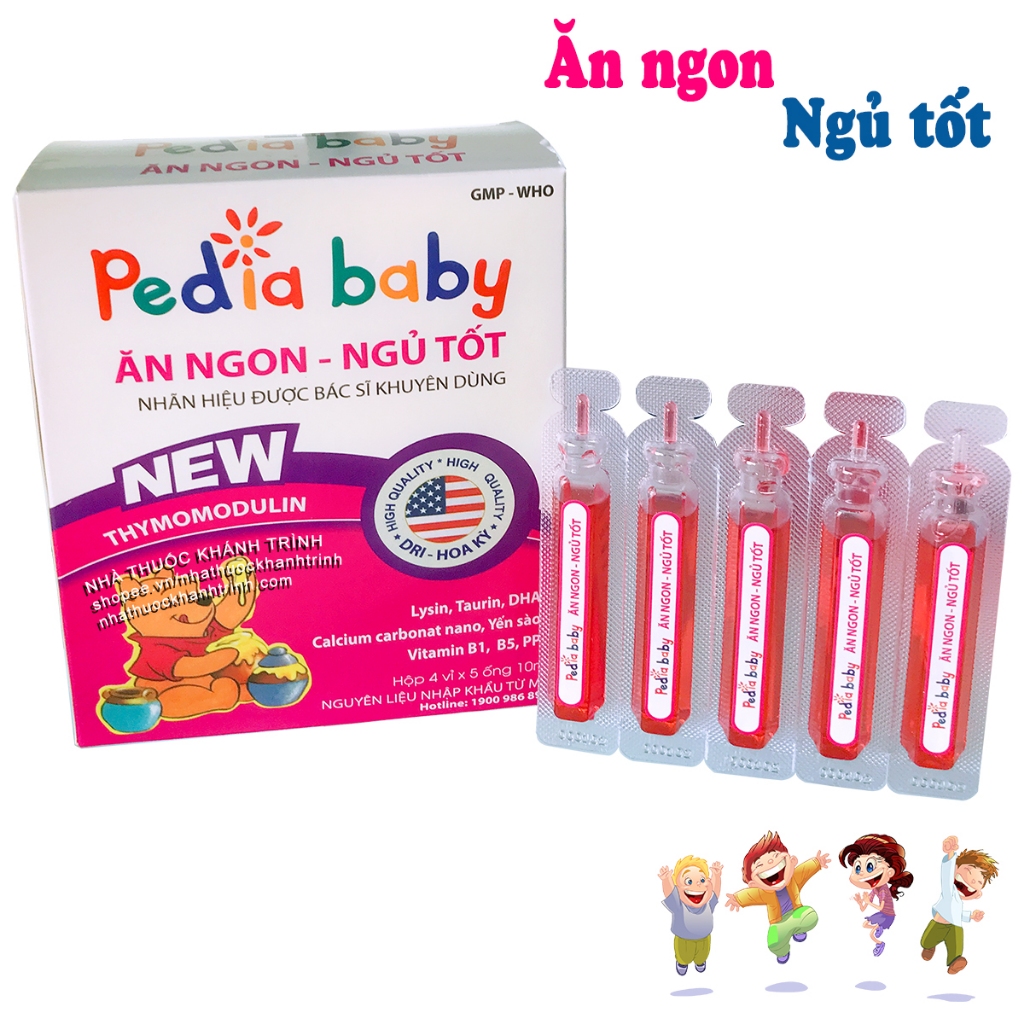 Siro ăn ngon, ngủ tốt Pedia Baby cho trẻ em