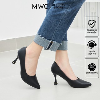 Giày MWC 4218 - Giày Cao Gót Gót Nhọn 5CM Basic Trẻ Trung Thanh Lịch