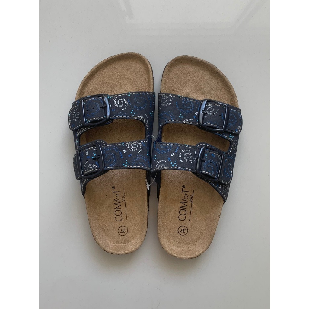 Dép đế trấu cao cấp WALKX COMFORT/ BLUE MOTION - chính hãng 100% Đức quai da -  Giảm đâu chân và mồ hôi.