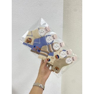 Set 5 đôi tất sơ sinh dày đẹp, tất bé trai bé gái