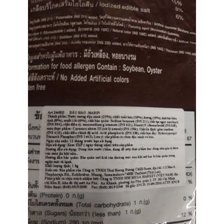 DẦU HÀO MABIN THÁI LAN CAN 1.2KG