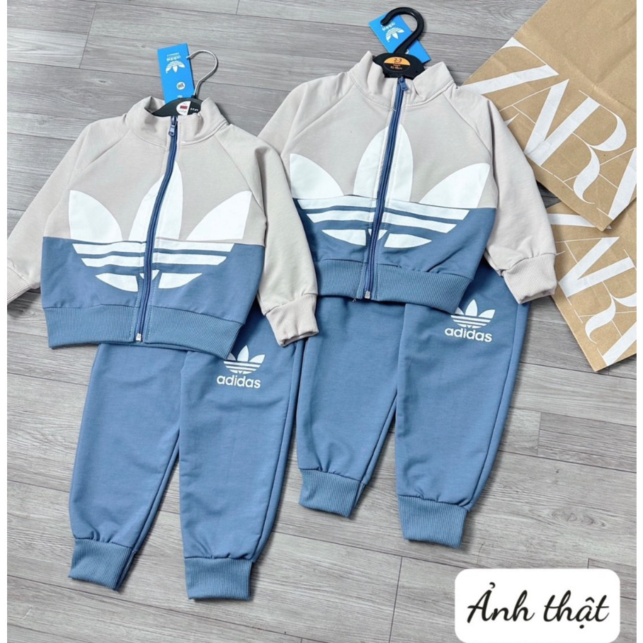 Set Das KIDS 3 Sọc Thời Trang Thu Đông Dành Cho Bé Nam Nữ Đủ Sz Đến 40kg