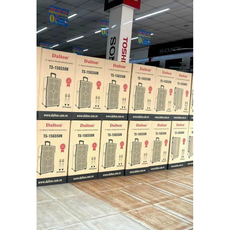 Loa Dalton 4 tấc 15G550N. Hàng chính hãng, tặng kèm 2 micro siêu nhẹ