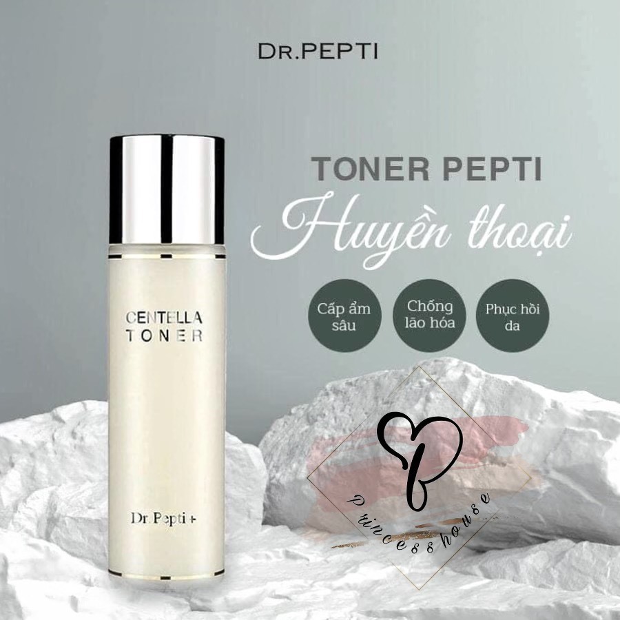 Toner Dr.Pepti Centella Toner Dưỡng Da Căng Bóng 180ml Chính Hãng Hàn Quốc